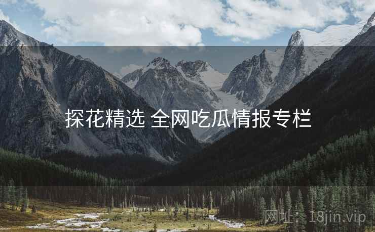 探花精选 全网吃瓜情报专栏
