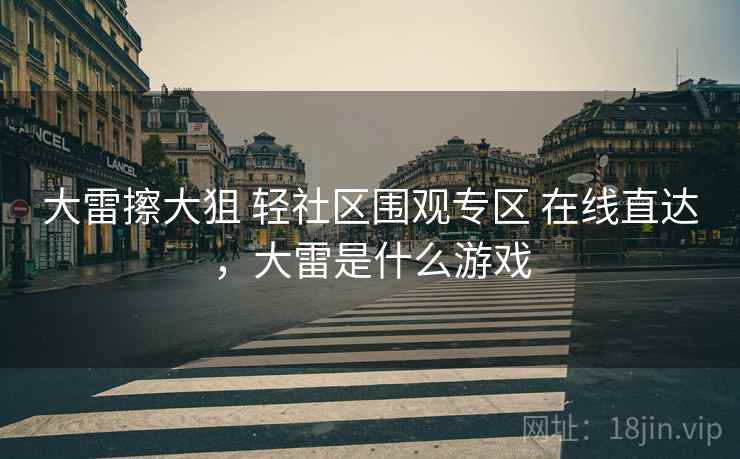 大雷擦大狙 轻社区围观专区 在线直达，大雷是什么游戏