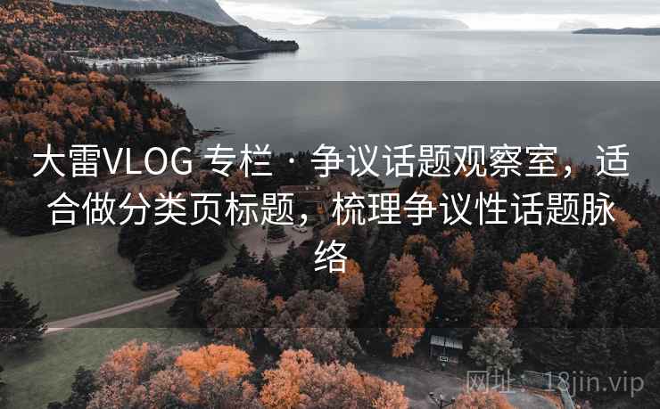 大雷VLOG 专栏 · 争议话题观察室，适合做分类页标题，梳理争议性话题脉络